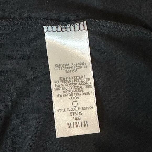 #T121 Splendid Burn Out Stripe Long Sleeve Shirt $79 - Picture 11 of 13